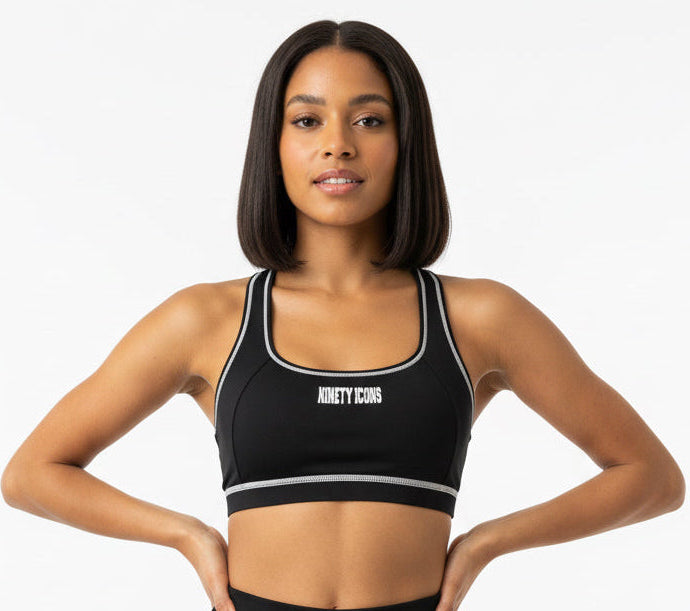 Ensemble Yoga Premium Black/White - 3 Pièces NINETYICONS
