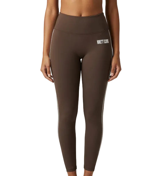 Ensemble Yoga Premium Marron/blanc - 3 Pièces NINETYICONS