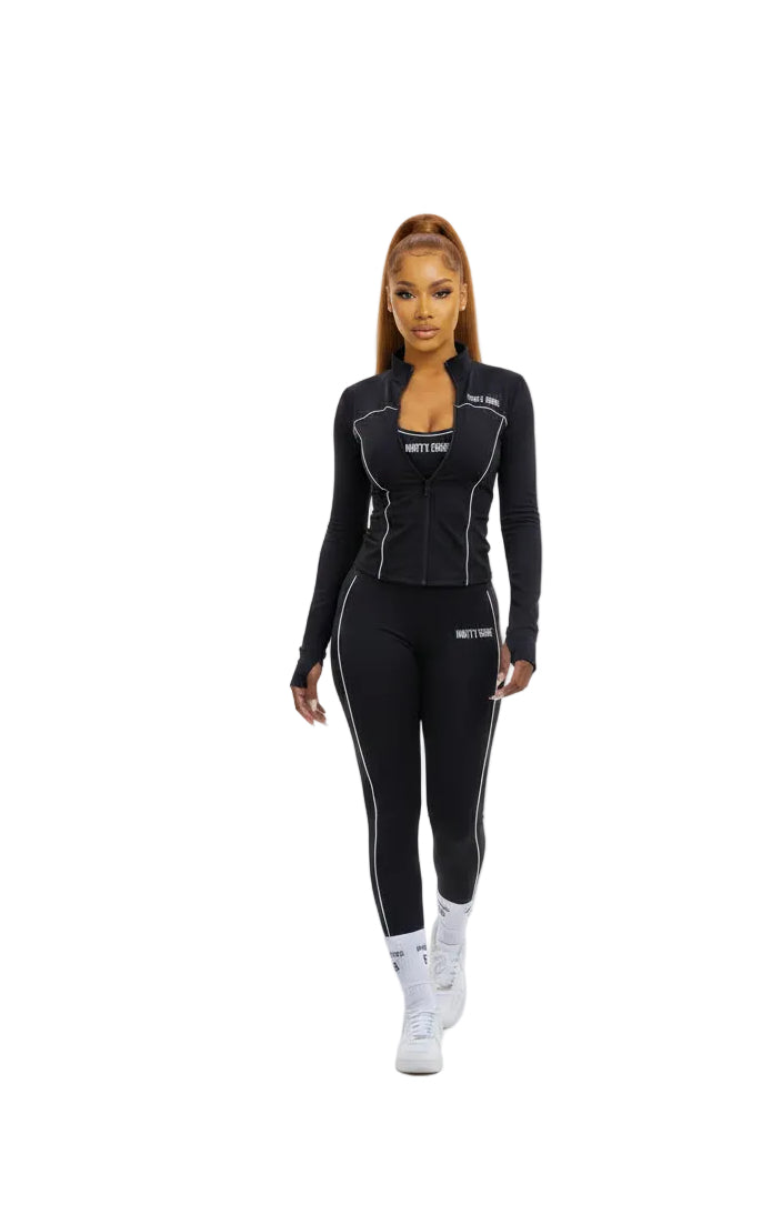 Ensemble yoga noir marque ninetyicons